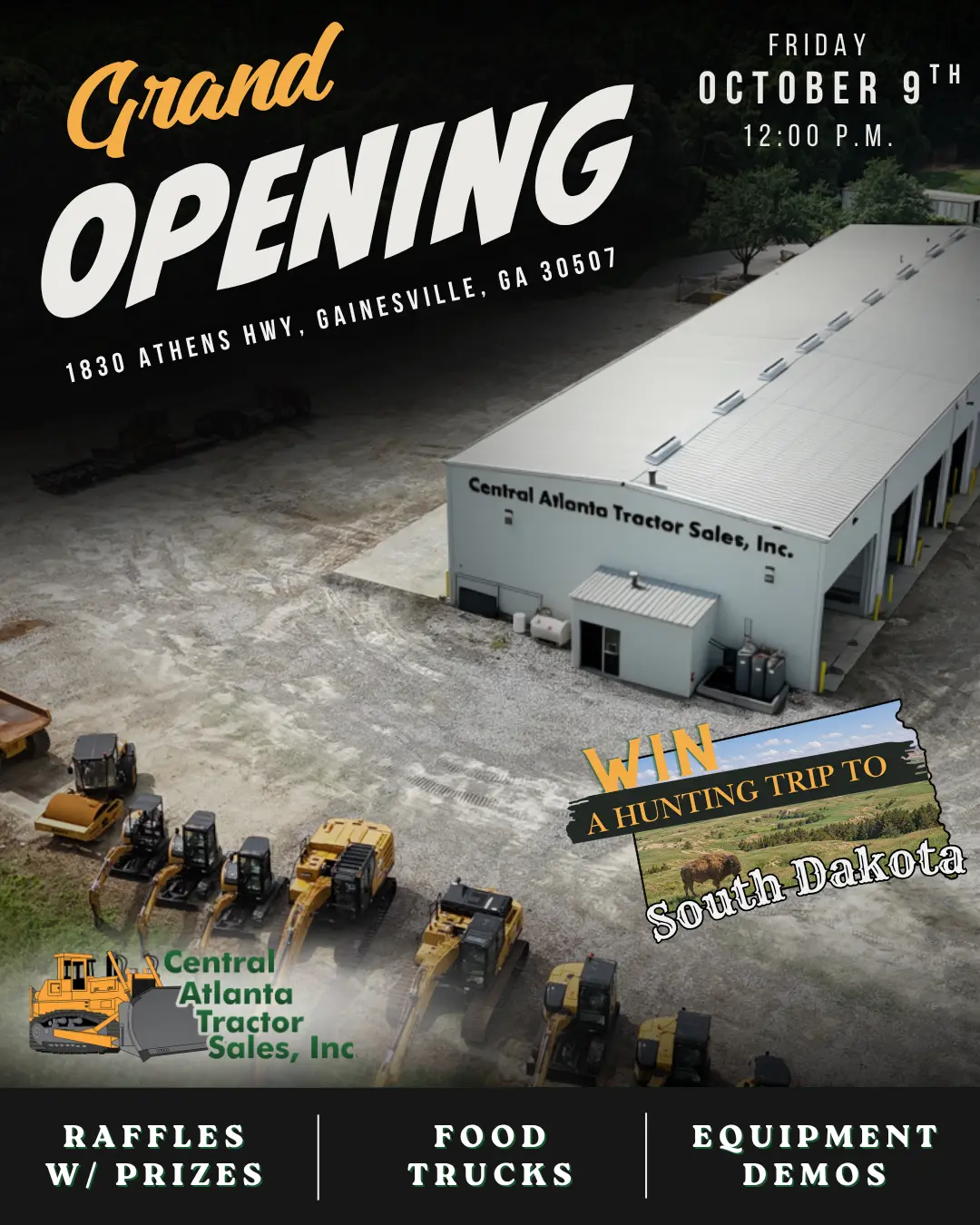 Grand opening, October 9th, 1830 Athens Hwy, Gainesville, GA 30507