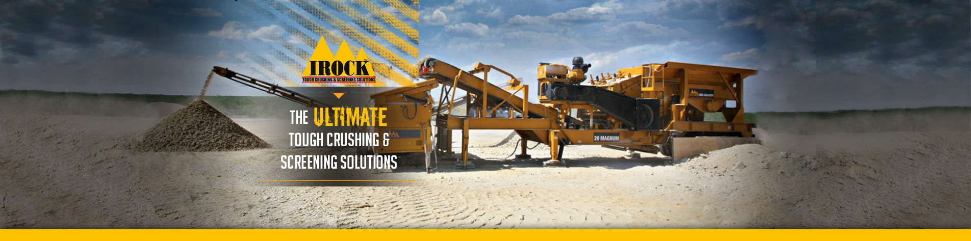 IROCK tough crushing and screening solutions